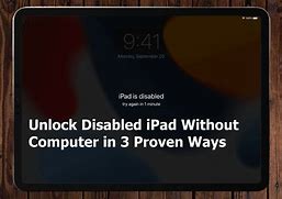 Image result for How to Fix a Disabled iPad with a MacBook