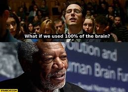 Image result for What If We Use 100 of Our Brain Meme