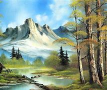 Image result for Bob Ross Mountains