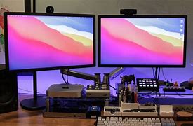 Image result for MacBook Pro 13 M2 2 Monitor Setup