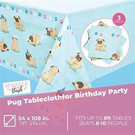 Image result for Pug Tablecloth Weights