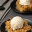 Image result for Apple Crisp with Ice Cream