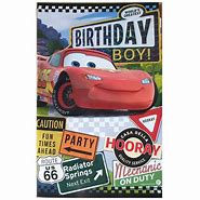Image result for Disney Cars Birthday Card