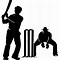 Image result for Cricket Vector Black and White