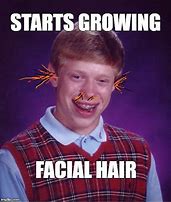 Image result for Chin Hair Meme