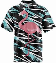 Image result for Pink Blue Flamingo Button Up