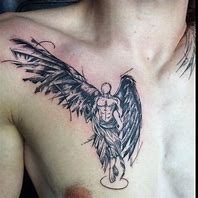 Image result for Dark Angel Tattoo Designs