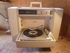 Image result for Vintage GE Portable Record Player