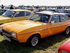 Image result for Ford Capri 1978 Metallic Orange