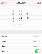 Image result for iPhone Set Alarm