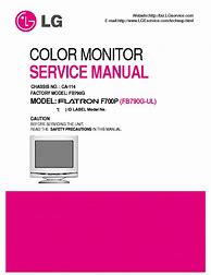 Image result for LG Flatron User Manual