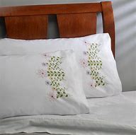 Image result for Cross Stitch Pillowcases