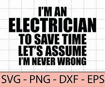 Image result for Funny Electrician SVG