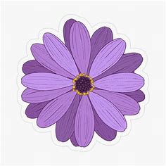 African Daisy Sticker von julia-pfeiffer | Sticker drucken, Coole aufkleber, Sticken