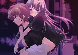 Image result for Anime Boy and Girl Back to Back