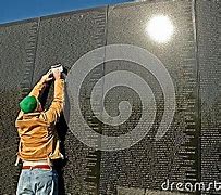 Image result for vietnam memorial rubbing