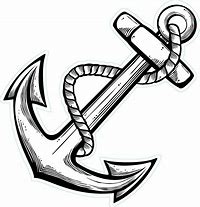Image result for 6 Inch Anchor Outline