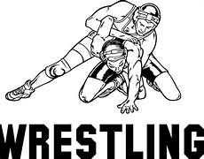 Image result for Wrestling Cartoon Black and White