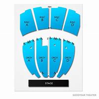 Image result for Goodyear Theater Akron Seating-Chart
