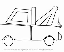 Image result for Simple Tow Truck Drawing