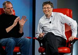 Image result for Steve Jobs and Bill Gates Relationship