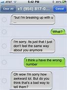 Image result for Funny Break Up Messages