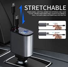 Image result for Retractable Car Charger Cord