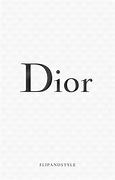 Image result for Dior Logo HD White