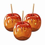 Image result for Caramel Dipped Apple Clip Art