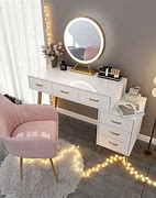 Image result for LED Cabinet with Dressing Table Design