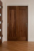 Image result for Slatted Bypass Doors