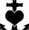 Image result for Double Anchor with Heart Clip Art