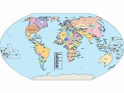 Image result for World Globe Map with Countries