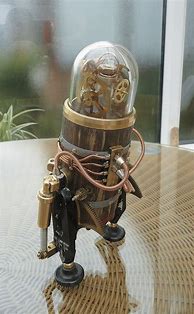 Image result for Steampunk Small Robot Art