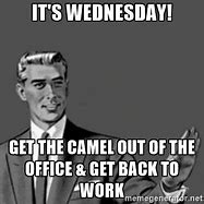 Image result for Wednesday at Work Meme
