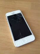 Image result for Cracked iPhone 5S Screen