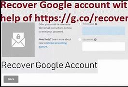 Image result for G Co Recover Gmail