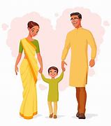 Image result for Indian Family Clip Art