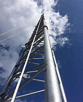 Image result for Galvanized Monopole Tower