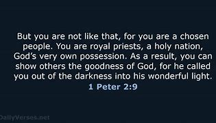 Image result for 1 Peter 2:9 KJV