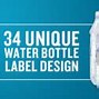 Image result for Water of Bottle Label Design
