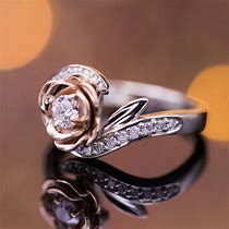 Image result for Flower Engagement Ring