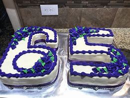 Image result for 65 Number Cake