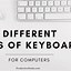 Image result for Different Kinds of Keyboards