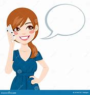 Image result for Clip Art Women Talking On the Phone