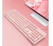 Image result for Silent Wireless Keyboard Pink