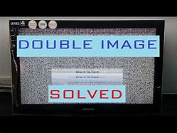 Image result for Double Image On TV Screen