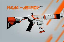 Image result for M4A4 CS GO Asiimov
