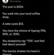 Image result for Tipping Meme Coffee Shop