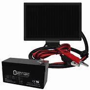 Image result for Solar Panel Battery 12V